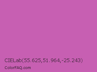 CIELab 55.625,51.964,-25.243 Color Image