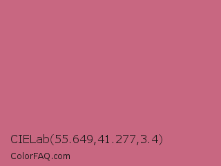 CIELab 55.649,41.277,3.4 Color Image