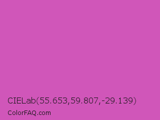 CIELab 55.653,59.807,-29.139 Color Image