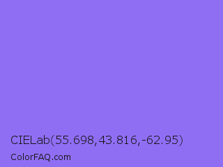 CIELab 55.698,43.816,-62.95 Color Image
