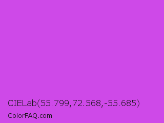 CIELab 55.799,72.568,-55.685 Color Image
