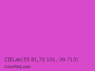CIELab 55.81,70.101,-39.713 Color Image