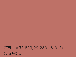 CIELab 55.823,29.286,18.615 Color Image