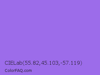 CIELab 55.82,45.103,-57.119 Color Image