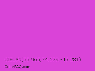 CIELab 55.965,74.579,-46.281 Color Image