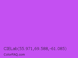 CIELab 55.971,69.588,-61.085 Color Image