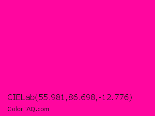 CIELab 55.981,86.698,-12.776 Color Image