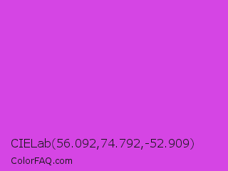 CIELab 56.092,74.792,-52.909 Color Image