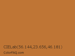 CIELab 56.144,23.656,46.181 Color Image