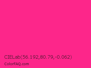 CIELab 56.192,80.79,-0.062 Color Image