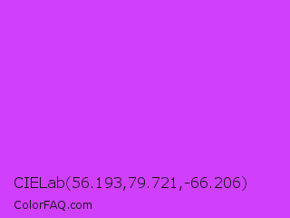 CIELab 56.193,79.721,-66.206 Color Image