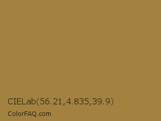 CIELab 56.21,4.835,39.9 Color Image