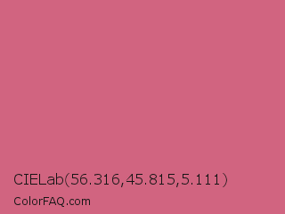 CIELab 56.316,45.815,5.111 Color Image