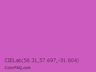 CIELab 56.31,57.697,-31.604 Color Image