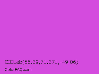 CIELab 56.39,71.371,-49.06 Color Image