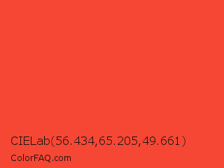 CIELab 56.434,65.205,49.661 Color Image