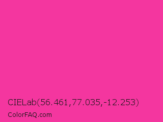 CIELab 56.461,77.035,-12.253 Color Image