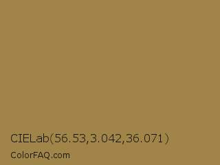 CIELab 56.53,3.042,36.071 Color Image