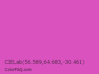 CIELab 56.589,64.683,-30.461 Color Image