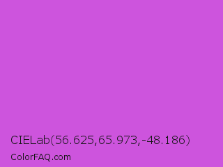 CIELab 56.625,65.973,-48.186 Color Image