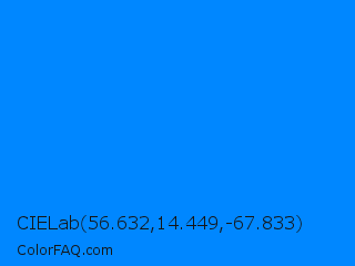 CIELab 56.632,14.449,-67.833 Color Image