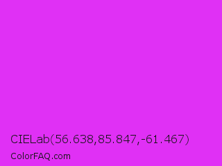 CIELab 56.638,85.847,-61.467 Color Image