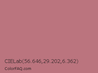 CIELab 56.646,29.202,6.362 Color Image