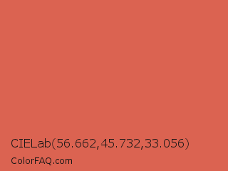 CIELab 56.662,45.732,33.056 Color Image