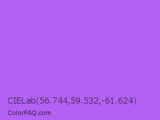 CIELab 56.744,59.532,-61.624 Color Image