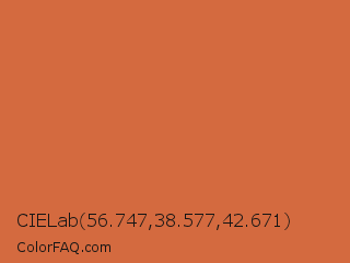 CIELab 56.747,38.577,42.671 Color Image