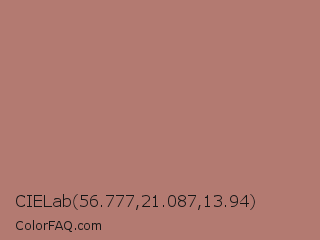 CIELab 56.777,21.087,13.94 Color Image
