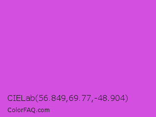 CIELab 56.849,69.77,-48.904 Color Image