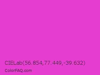 CIELab 56.854,77.449,-39.632 Color Image