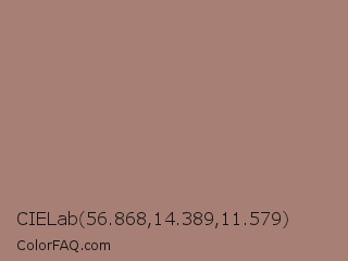 CIELab 56.868,14.389,11.579 Color Image