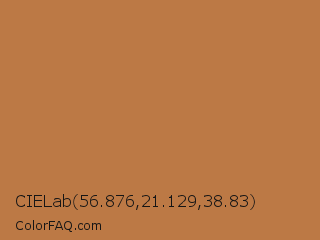CIELab 56.876,21.129,38.83 Color Image
