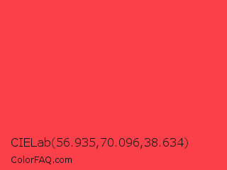 CIELab 56.935,70.096,38.634 Color Image