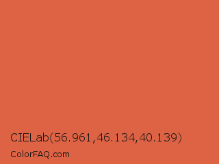 CIELab 56.961,46.134,40.139 Color Image