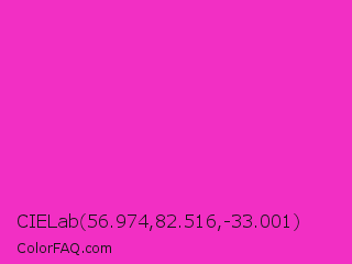 CIELab 56.974,82.516,-33.001 Color Image