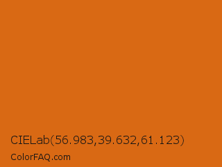 CIELab 56.983,39.632,61.123 Color Image
