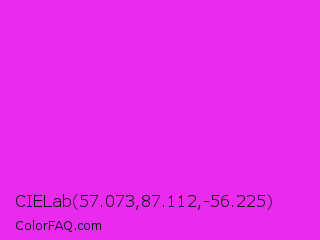 CIELab 57.073,87.112,-56.225 Color Image