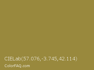 CIELab 57.076,-3.745,42.114 Color Image