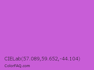 CIELab 57.089,59.652,-44.104 Color Image