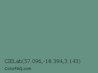 CIELab 57.096,-18.394,3.143 Color Image
