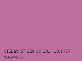 CIELab 57.229,36.281,-10.173 Color Image