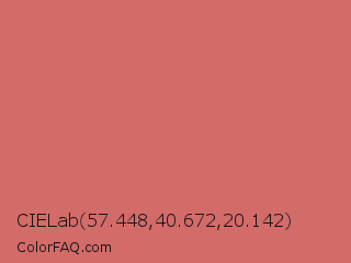 CIELab 57.448,40.672,20.142 Color Image