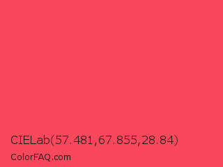 CIELab 57.481,67.855,28.84 Color Image