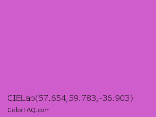 CIELab 57.654,59.783,-36.903 Color Image
