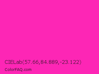 CIELab 57.66,84.889,-23.122 Color Image