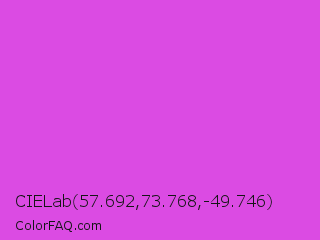 CIELab 57.692,73.768,-49.746 Color Image