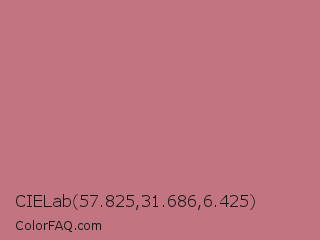 CIELab 57.825,31.686,6.425 Color Image